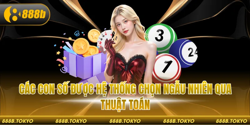 Các con số được hệ thống chọn ngẫu nhiên qua thuật toán