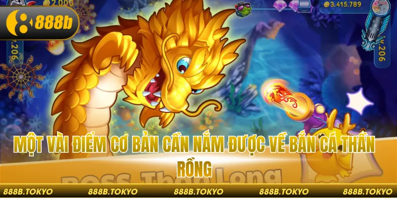 Một vài điểm cơ bản cần nắm được về bắn cá thần rồng